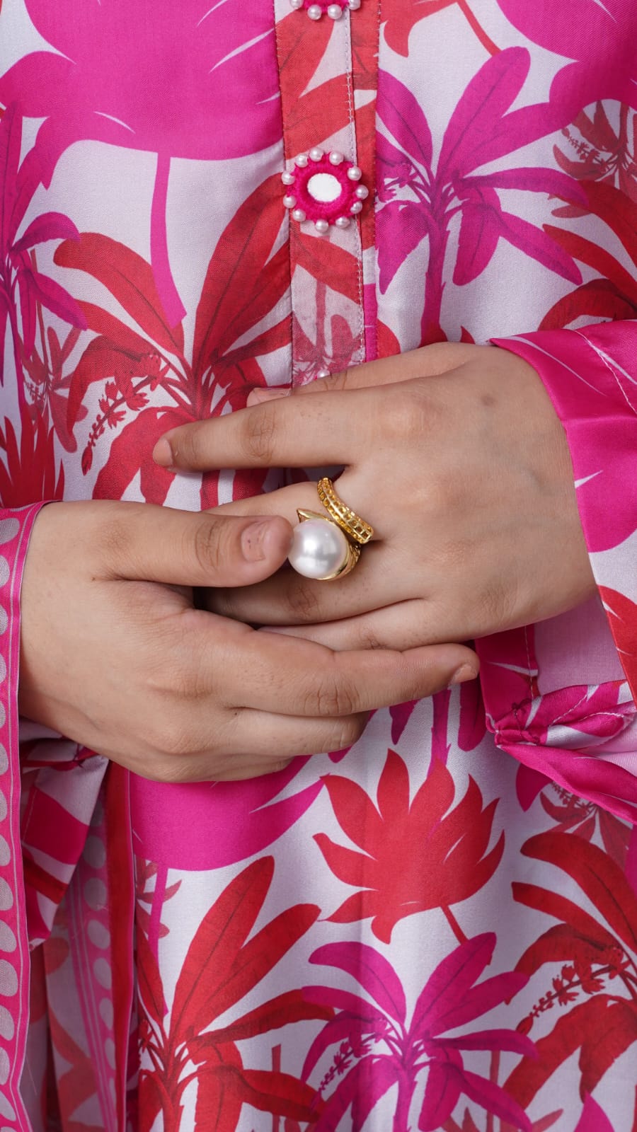 Baroque Pearl Ring