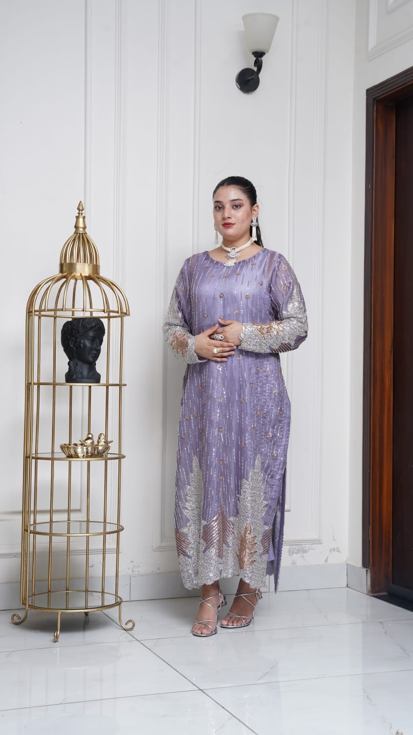 Cut Dana Sheesha Silk 3-Piece Suit