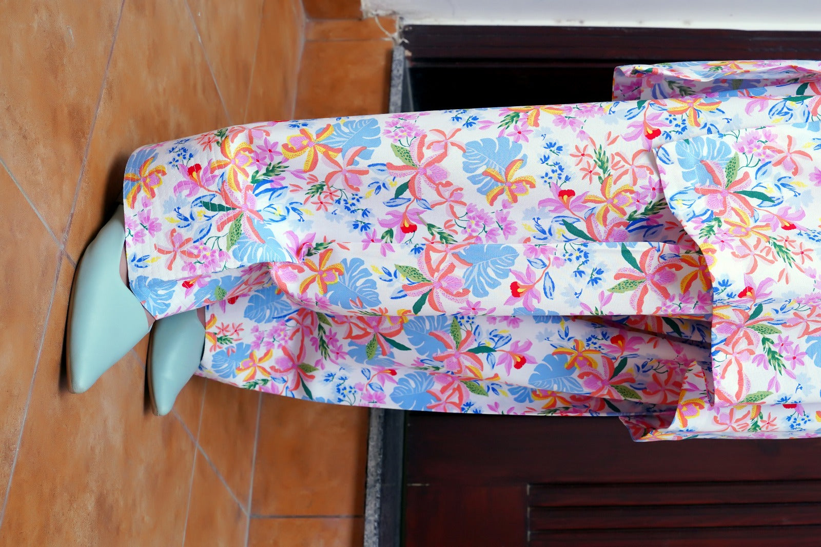 Premium Linen All-Over Print Farshi Shalwar